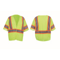 2015 seguridad ropa de trabajo manga corta chaleco de seguridad de alta visibilidad clase 3 ANSI ISEA 107-2010